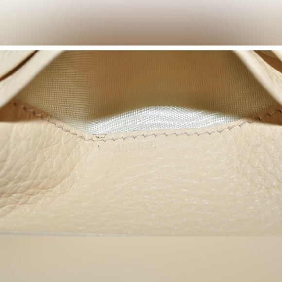 BVLGARI Bi-Fold Wallet Canvas Leather Pink Ivory Women Used Auth - Picture 10 of 14